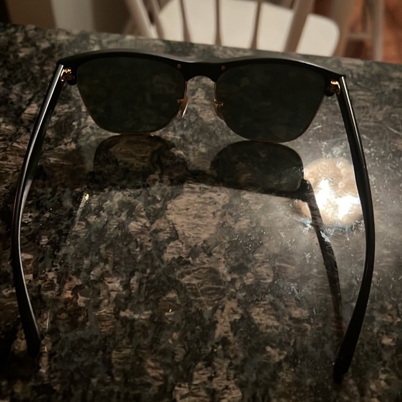 Black Ray Ban Clubmaster Sunglasses - Picture 5 of 5